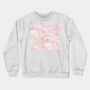 Sivec Rosa - cloudy pastel marble Crewneck Sweatshirt